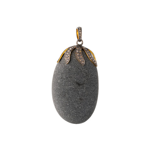 Diamond Lake Stone Pendant