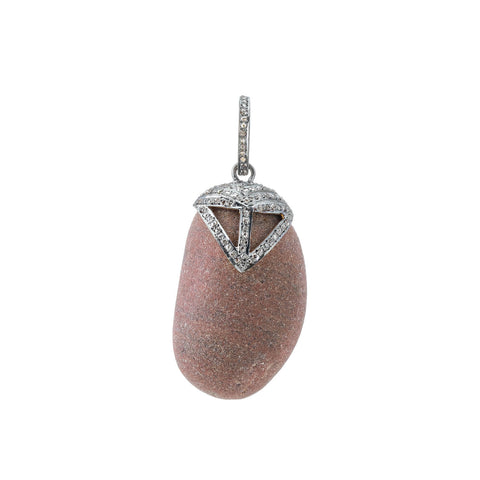 Diamond Lake Stone Pendant