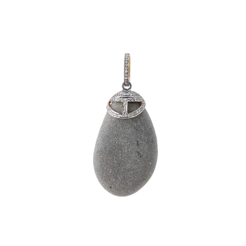 Diamond Lake Stone Pendant
