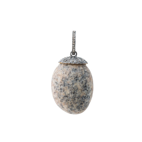 Diamond Lake Stone Pendant
